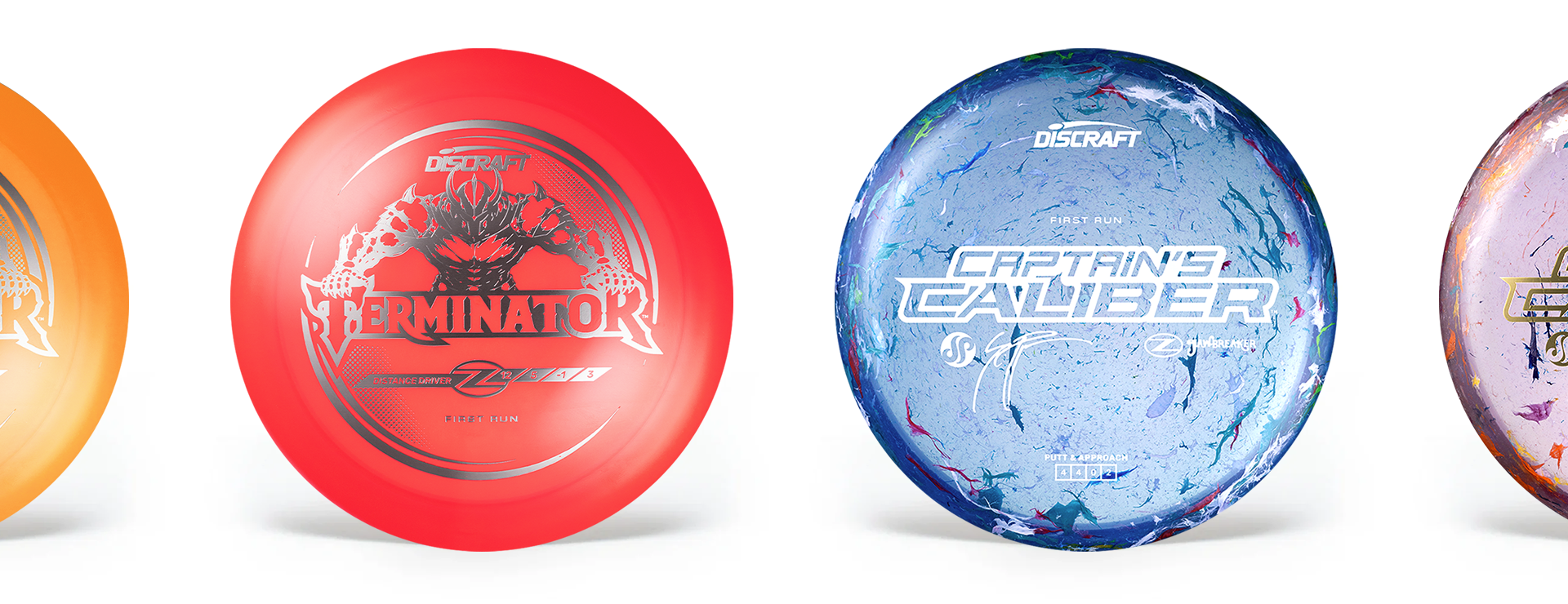 Discraft First Run Z Terminator and Z Jawbreaker Captain's Caliber
