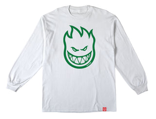 Spitfire Wheels Longsleeve Shirt Bighead White/Green