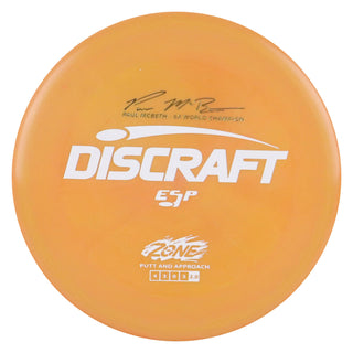 Discraft Disc Golf Paul McBeth Signature ESP Zone Putter 4/3/0/3 Burnt Orange/White 170-172g