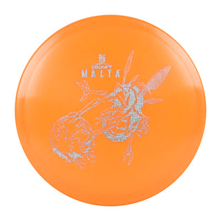 Discraft Disc Golf Paul McBeth Signature Big Z Malta Midrange 5/4/1/3 Orange/Silver Parquet 173-174g