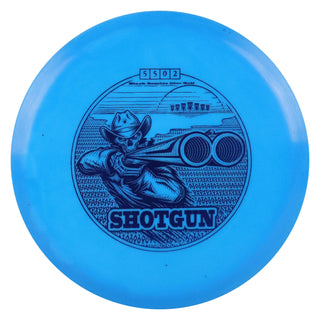 Black Zombie Disc Golf Diamond Shotgun Midrange Disc 5/5/0/2 Blue/Blue 176 grams
