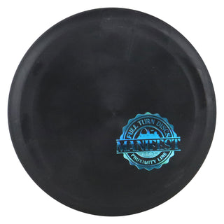 Full Turn Disc Golf Ground Manifest Putter 3/3/0/3 Black/Blue Holo 173 grams