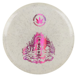 Gateway Disc Golf Diamond Hemp Mystic Midrange Disc 5/5/-3/0 White/Magenta Holo 175 grams