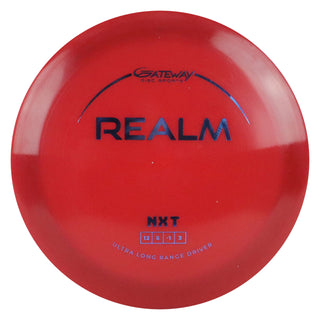 Gateway Disc Golf NXT Realm Distance Driver 12/5/-1/3 Red/Blue 176 grams