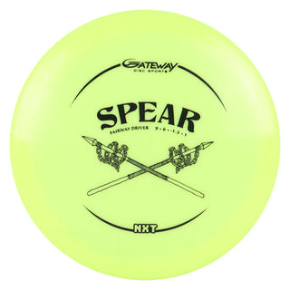 Gateway Disc Golf NXT Spear Fairway Driver 9/6/-2/1 Yellow/Black 174 grams