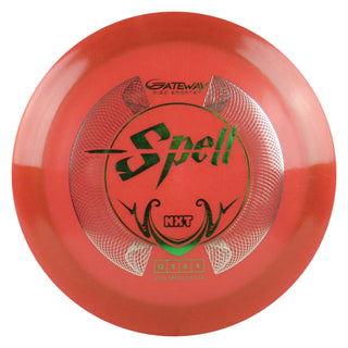 Gateway Disc Golf NXT Spell Distance Driver 12/5/0/3 Burnt Orange/Green 171 grams