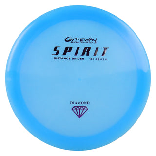 Gateway Disc Golf Diamond Spirit Distance Driver 12/4/0/4 Blue/Purple 179 grams