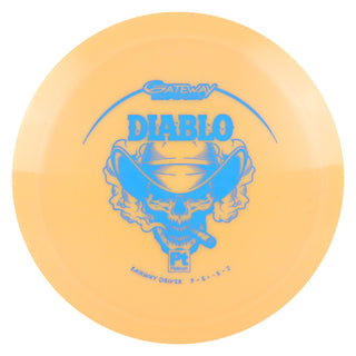 Gateway Disc Golf Platinum Diablo Fairway Driver 9/5/-0.5/2 Mango/Blue 179 grams