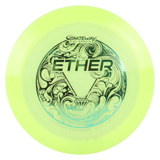 Gateway Disc Golf Diamond Ether Distance Driver 12/6/-1/2 Yellow/Green 172 grams