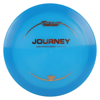 Gateway Disc Golf Hyper Diamond Journey Distance Driver 11.5/6/-2/1 Blue/Bronze 175 grams