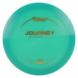Gateway Disc Golf Hyper Diamond Journey Distance Driver 11.5/6/-2/1 Green/Gold 175 grams