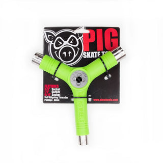 Pig Skate Tool Tri Socket All In One With Threader - Green