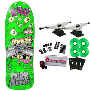 Heroin Skateboard Complete Curb Crusher 10.25" x 32"