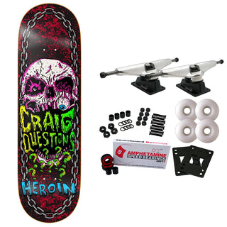 Heroin Skateboard Complete Craig Questions Knock Off 9.25" x 32"