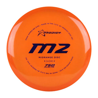 Prodigy Disc Golf 750 M2 Midrange Disc 5/4/0/2 Orange/Blue 179 grams