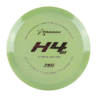 Prodigy Disc Golf 750 H4V2 Distance Driver 10/5/-2/1.5 Green/Oil Slick 172 grams