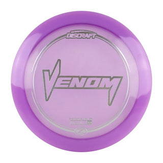 Discraft Disc Golf Z Line Venom Distance Driver 13/5/0/3 Purple/Silver 167-169g
