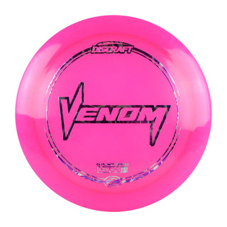 Discraft Disc Golf Z Line Venom Distance Driver 13/5/0/3 Pink/Purple Roses 173-174g