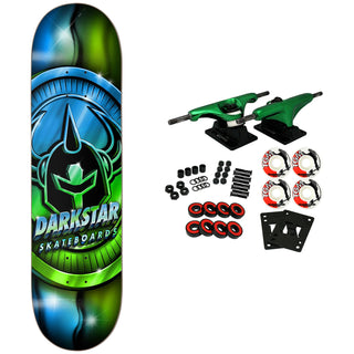 Darkstar Complete Anodize Blue/Geen 8.25"