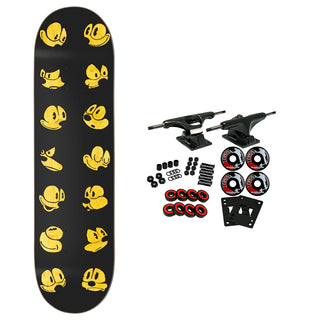 Darkstar Complete Felix Classic Faces Black/Yellow 8.0" x 31.6"