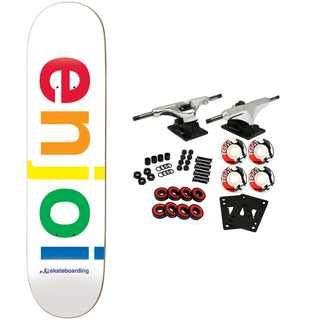 Enjoi Complete Spectrum White 9"