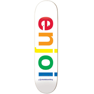 Enjoi Deck Spectrum White 9.0"