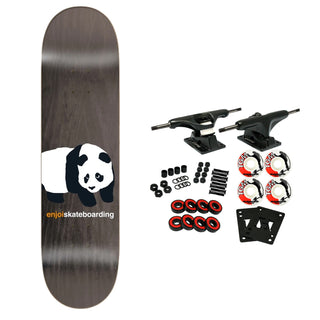 Enjoi Complete Peekaboo Panda Grey 8.0" x 32"