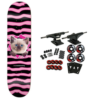 Enjoi Complete Kitten Ripper Pink 7.75"
