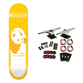Enjoi Skateboard Complete Barletta Classic Panda Super Sap Yellow 7.75" x 31.1"