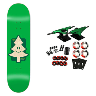 Enjoi Skateboard Complete Happy Tree Super Sap Green 8.25" x 32"