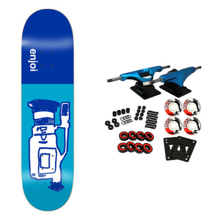 Enjoi Skateboard Complete Glitch Blue 8.5" x 32.1"