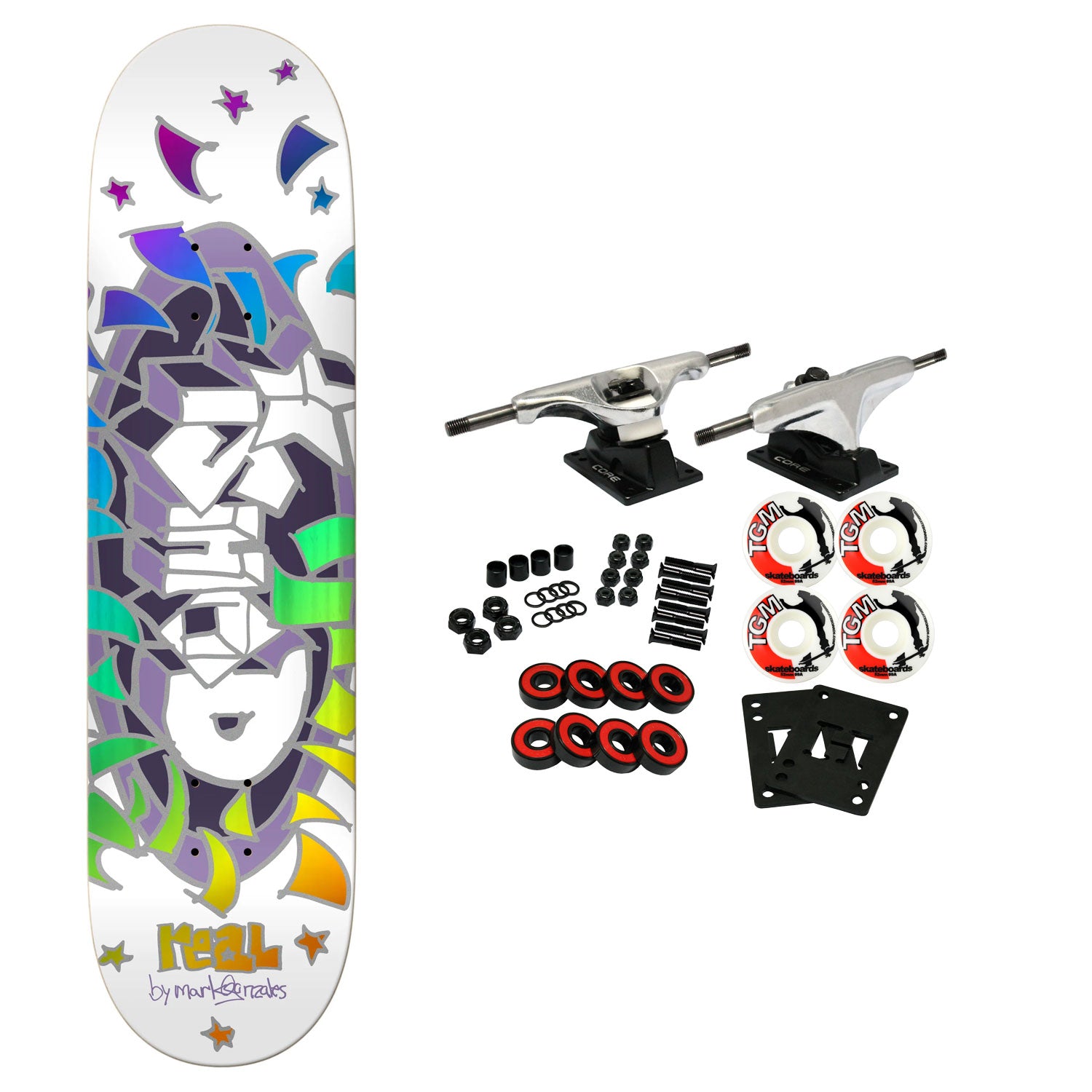 Real Skateboard Complete Ishod Gonz Oval Party Edition Full
