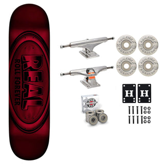 Real Skateboard Red Foil DBX Basalt 8.38" Independent Spitfire Premium Kit