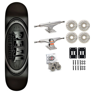Real Skateboard Silver Foil DBX Basalt 8.5" Independent Spitfire Premium Kit