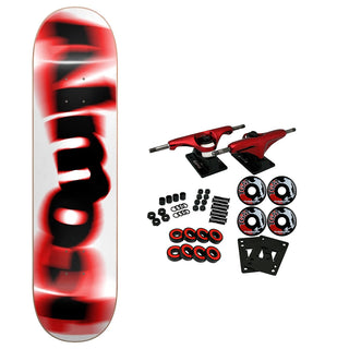 Almost Complete Spin Blur Logo Red 7.75" x 31.2"