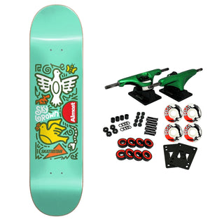 Almost Complete Skateistan Sky Doodle Mint 7.75" x 31.1"