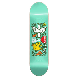 Almost Deck Skateistan Sky Doodle Mint 7.75" x 31.1"