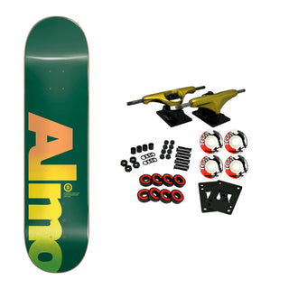 Almost Skateboard Complete Fall Off Logo Green 8.25" x 32.1"