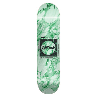 Almost Deck Minimal Marble Super Sap Light Green 8.25" x 32.1"