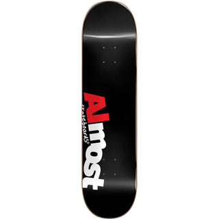 Almost Deck Most Black 8.25"