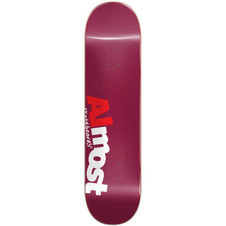 Almost Deck Most Burgundy 8.0"