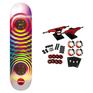 Almost Complete Youness Gradient Rings Impact White 8.375" x 31.55"