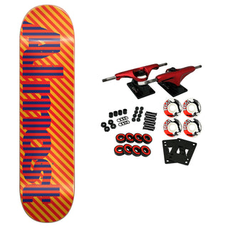 Almost Complete Stripes Orange 7.75" x 31.2"