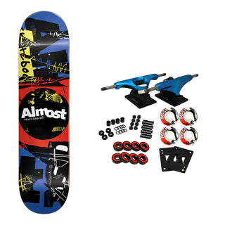 Almost Skateboard Complete Scum Punk Blue 7.75" x 31.2"