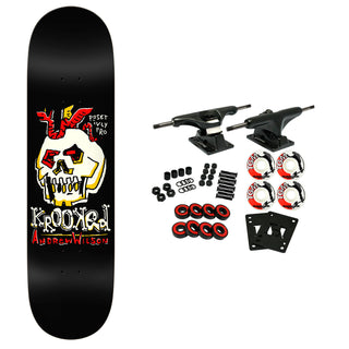 Krooked Skateboard Complete Andrew Wilson Positively Pro 8.5" x 31.85"