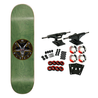 101 Skateboard Complete McNatt Star of Satan HT Green 8.5" x 32.1"