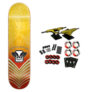 Monarch Project Skateboard Complete Leticia Bufoni Horus Gradient Orange 8.0"