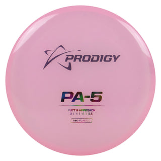 Prodigy Disc Golf 750 PA-5 Putter 3/4/-2/0.5 Light Pink/Black/Jellybean 176 grams