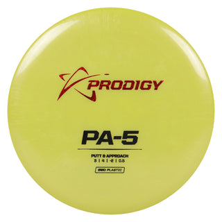 Prodigy Disc Golf 500 PA-5 Putter 3/4/-2/0.5 Yellow/Red Prisms/Black 177 grams