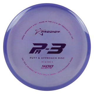 Prodigy Disc Golf 400 PA-3 Putter 3/3/0/1 Slate Purple/Purple 167 grams
